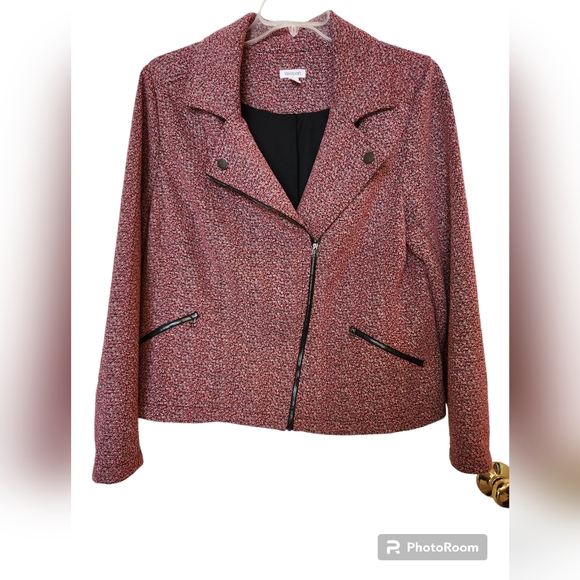 WESTPORT SIZE 2X asymmetrical zip front, fully lined. Like new condition moto - Picture 1 of 9